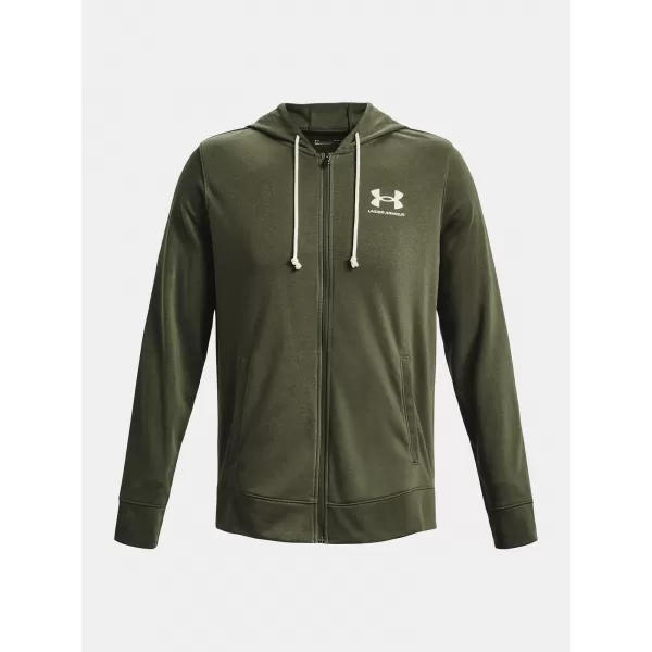  Мъжки суичър UNDER ARMOUR UA RIVAL TERRY LC FZ 1370409-390 ЗЕЛЕНО 