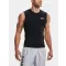 Мъжки компресионен потник UNDER ARMOUR HG ARMOUR COMP SL 1361522-001 ЧЕРЕН