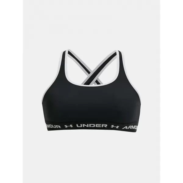  Сутиен за момиче UNDER ARMOUR G CROSSBACK MID SOLID 1369971-001 ЧЕРЕН 