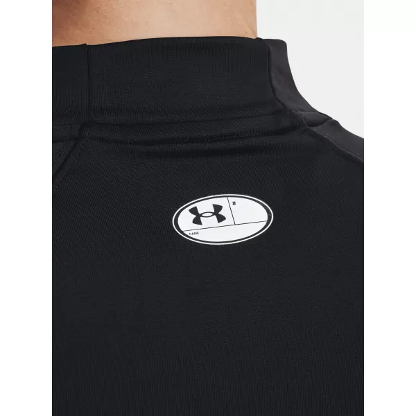  Дамска тениска UNDER ARMOUR UA CG AUTHENTICS MOCKNECK 1368702-001 ЧЕРЕН 