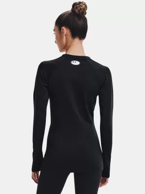 Дамска тениска UNDER ARMOUR AUTHENTICS CREW 1368701-001 ЧЕРЕН
