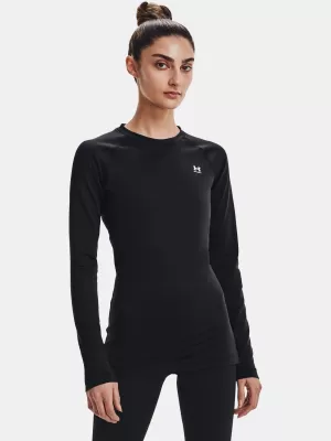 Дамска тениска UNDER ARMOUR AUTHENTICS CREW 1368701-001 ЧЕРЕН