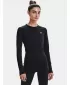 Дамска тениска UNDER ARMOUR AUTHENTICS CREW 1368701-001 ЧЕРЕН