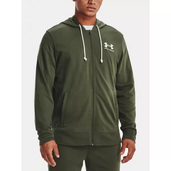  Мъжки суичър UNDER ARMOUR UA RIVAL TERRY LC FZ 1370409-390 ЗЕЛЕНО 