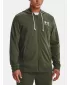 Мъжки суичър UNDER ARMOUR UA RIVAL TERRY LC FZ 1370409-390 ЗЕЛЕНО