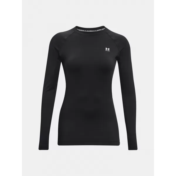  Дамска тениска UNDER ARMOUR AUTHENTICS CREW 1368701-001 ЧЕРЕН 