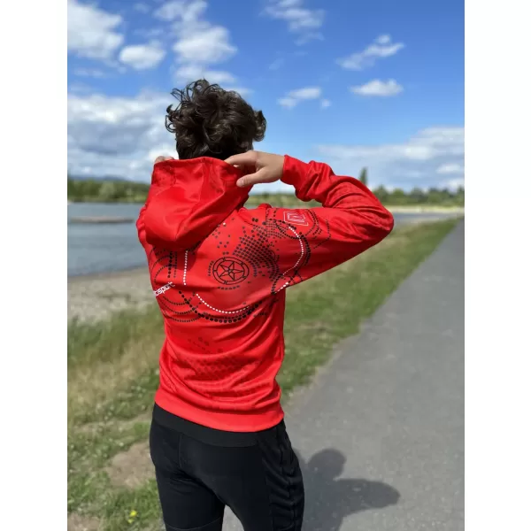  Мъжки премиум суичър ALTISPORT SWE/ALM06S07 ЧЕРВЕН 