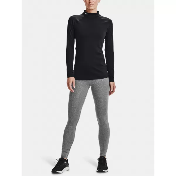  Дамска тениска UNDER ARMOUR UA CG AUTHENTICS MOCKNECK 1368702-001 ЧЕРЕН 