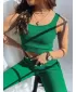 Женски връх DSTREET MY DARLING RY2173 ЗЕЛЕНО