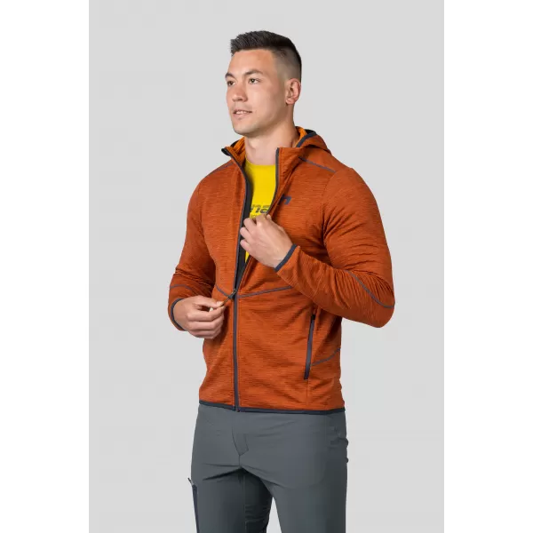  Мъжки суичър HANNAH DAMAR HOODY ИЗГОРЯЛ ПОРТОКАЛОВ МЕЛ 