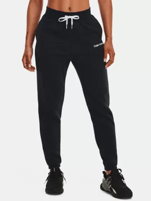 Дамски спортен панталон UNDER ARMOUR ESSENTIAL SCRIPT PANT 1374105-001 ЧЕРЕН