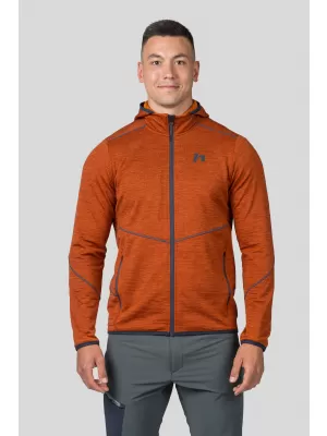 Мъжки суичър HANNAH DAMAR HOODY ИЗГОРЯЛ ПОРТОКАЛОВ МЕЛ