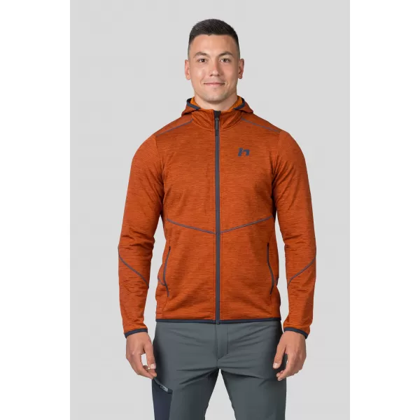  Мъжки суичър HANNAH DAMAR HOODY ИЗГОРЯЛ ПОРТОКАЛОВ МЕЛ 