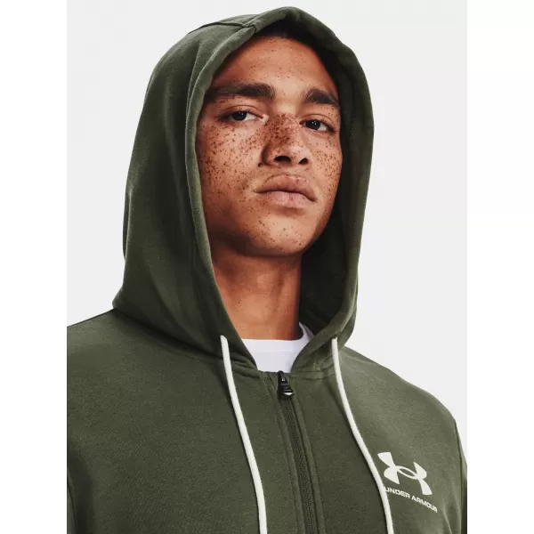  Мъжки суичър UNDER ARMOUR UA RIVAL TERRY LC FZ 1370409-390 ЗЕЛЕНО 