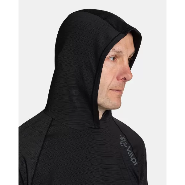  Мъжки функционален суичър KILPI AILEEN-M TM0203KI ЧЕРЕН 