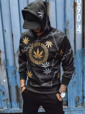 Мъжки суичър DSTREET BX5311 ЧЕРНО
