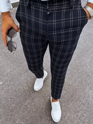 Мъжки панталони на Chino DSTREET UX3953 ЧЕРНО