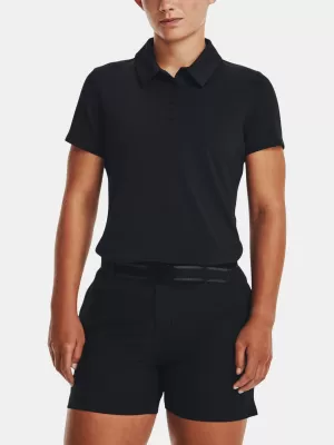 Дамска тениска UNDER ARMOUR UA PLAYOFF SS POLO 1377335-001 ЧЕРЕН