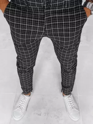 Мъжки панталони на Chino DSTREET UX3968 ЧЕРНО