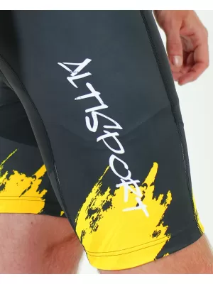 Мъжки премиум шорти за колоездене ALTISPORT SWE/ALM01S13 ЖЪЛТО