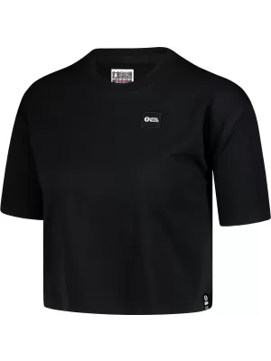 Дамски съкратен топ NORDBLANC CROPTOP NBSLT7819 ЧЕРЕН