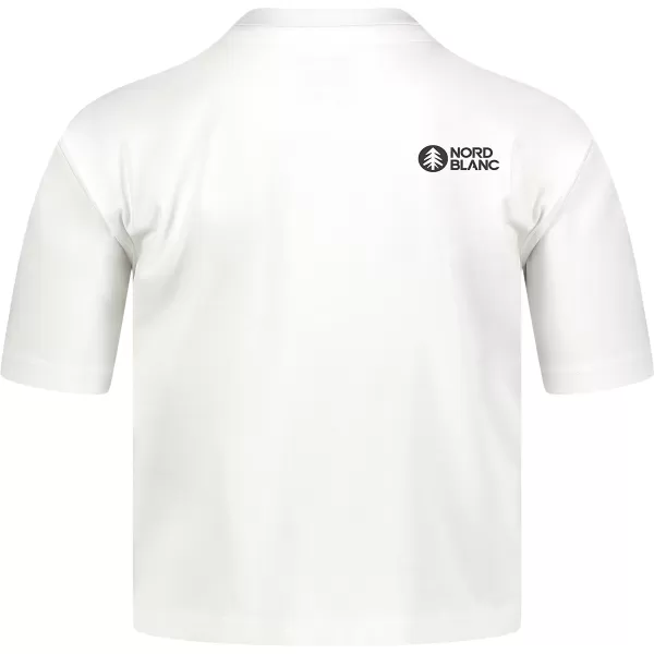  Дамски съкратен топ NORDBLANC CROPTOP NBSLT7819 БЯЛО 