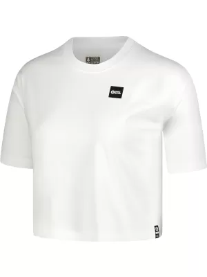 Дамски съкратен топ NORDBLANC CROPTOP NBSLT7819 БЯЛО