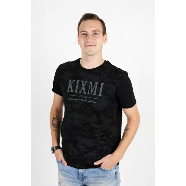  Мъжка тениска KIXMI RADLY ЧЕРЕН 