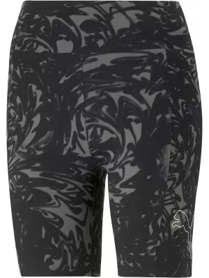 Дамски клин PUMA POWER AOP 7 HIGH-WAIST SHORT LEGGINGS 673643-01 ЧЕРЕН