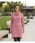 Дамска суичър рокля KIXMI RIVA ТЪМНО РОЗОВО