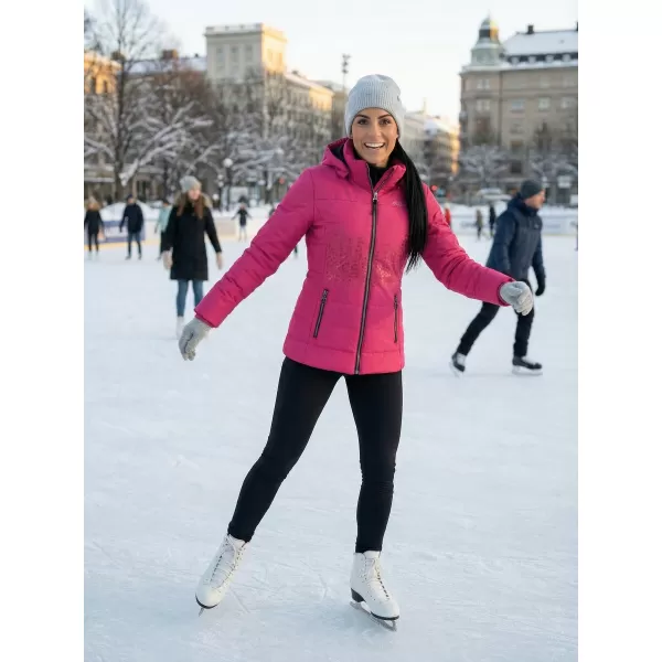 Дамско зимно яке ALTISPORT BEATRICE РОЗОВО 