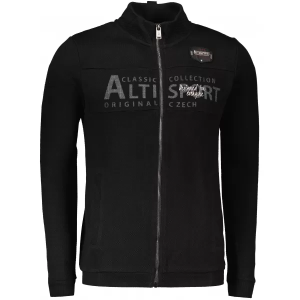  Мъжки суичър ALTISPORT BLAKE ЧЕРЕН 