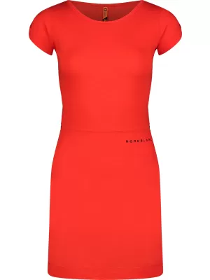 Рокля NORDBLANC WAISTLINE NBSLD7805 ОРАНЖЕВО МАСТИЛО