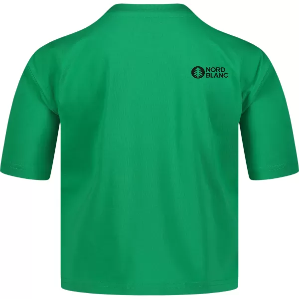  Дамски съкратен топ NORDBLANC CROPTOP NBSLT7819 ЗЕЛЕНО 