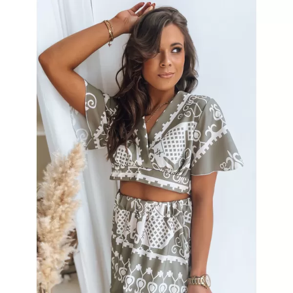  Женски връх DSTREET AZTEC MARK RY2225 ЗЕЛЕНО 