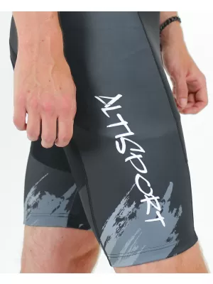 Мъжки премиум шорти за колоездене ALTISPORT SWE/ALM01S13 ТЪМНО СИВ