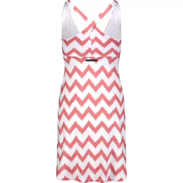  Рокля NORDBLANC V-NECK NBSLD7804 РОЗОВО/БЯЛО 