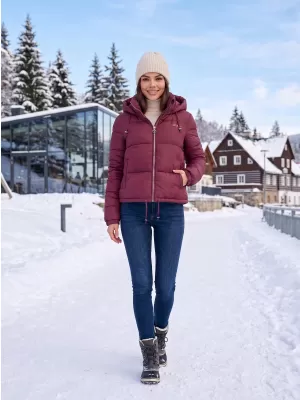 Дамско яке KIXMI REINA БОРДО