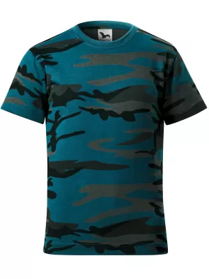 Детска тениска MALFINI CAMOUFLAGE 149 КАМУФЛАЖ/БЕНЗИН