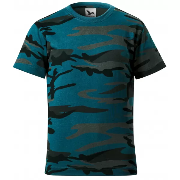  Детска тениска MALFINI CAMOUFLAGE 149 КАМУФЛАЖ/БЕНЗИН 