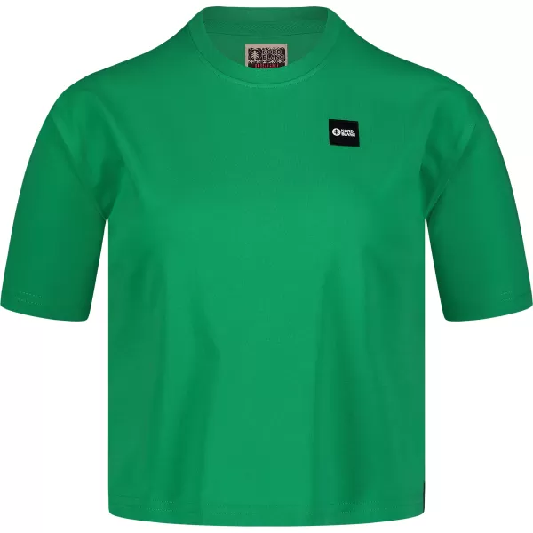  Дамски съкратен топ NORDBLANC CROPTOP NBSLT7819 ЗЕЛЕНО 