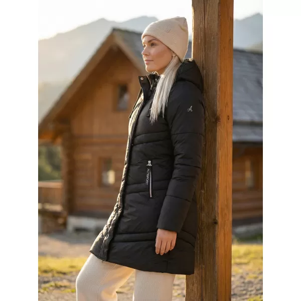 Дамско палто ALTISPORT JUCA LCTB215 ЧЕРЕН 