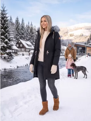 Дамско палто ALTISPORT VOLENA LCTB218 ЧЕРЕН