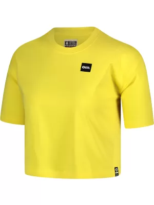 Дамски съкратен топ NORDBLANC CROPTOP NBSLT7819 КЕХЛИБАР