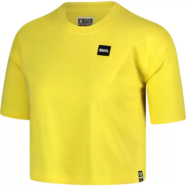  Дамски съкратен топ NORDBLANC CROPTOP NBSLT7819 КЕХЛИБАР 