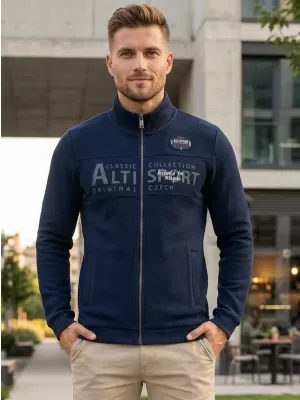 Мъжки суичър ALTISPORT BLAKE ТЪМНО СИНЬО