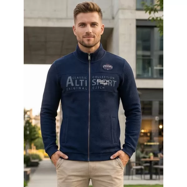  Мъжки суичър ALTISPORT BLAKE ТЪМНО СИНЬО 