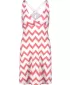 Рокля NORDBLANC V-NECK NBSLD7804 РОЗОВО/БЯЛО