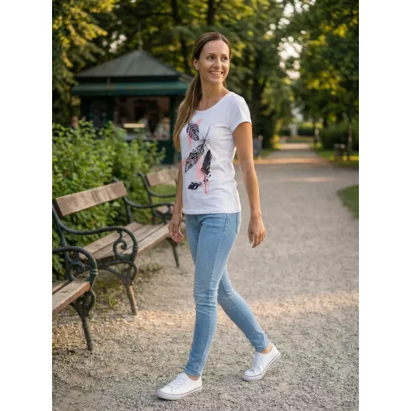  Дамска тениска ALTISPORT ALW178122 БЯЛО 