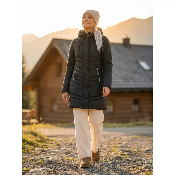  Дамско палто ALTISPORT JUCA LCTB215 ЧЕРЕН 